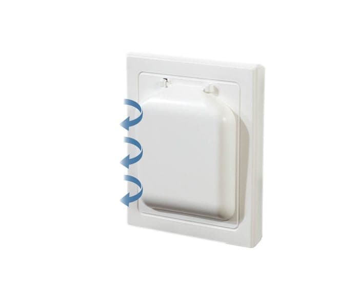 No-Pest Vent dual door closed and sealed when the dryer is off